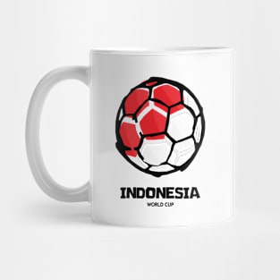 Indonesia Football Country Flag Mug